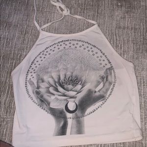 Brandy Melville halter crop top